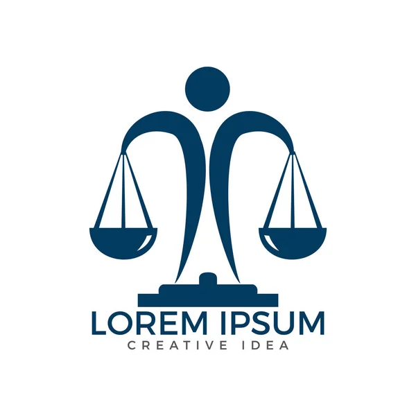 Hukuk firması logo şablonu. Hukuk office logosu ile Adalet resmi ölçeklendirir.