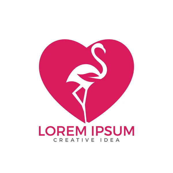 Flamingo logosunu görmeniz gerekir. Flamingo illüstrasyon fikir için logo.