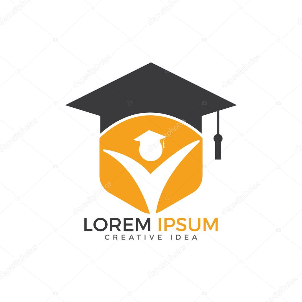 Education Logo design. Institutional and educational vector logo design.