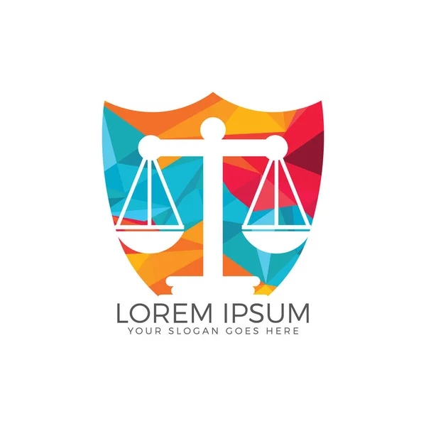 Дизайн Логотипу Юридичної Фірми — стоковий вектор