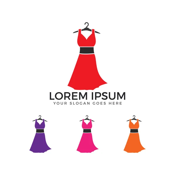 Diseño Logotipo Moda Mujer Modelo Mujer Moda Con Diseño Logotipo — Vector de stock