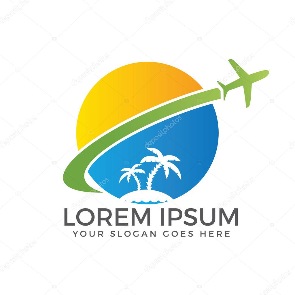 Travel and tourism logo design.