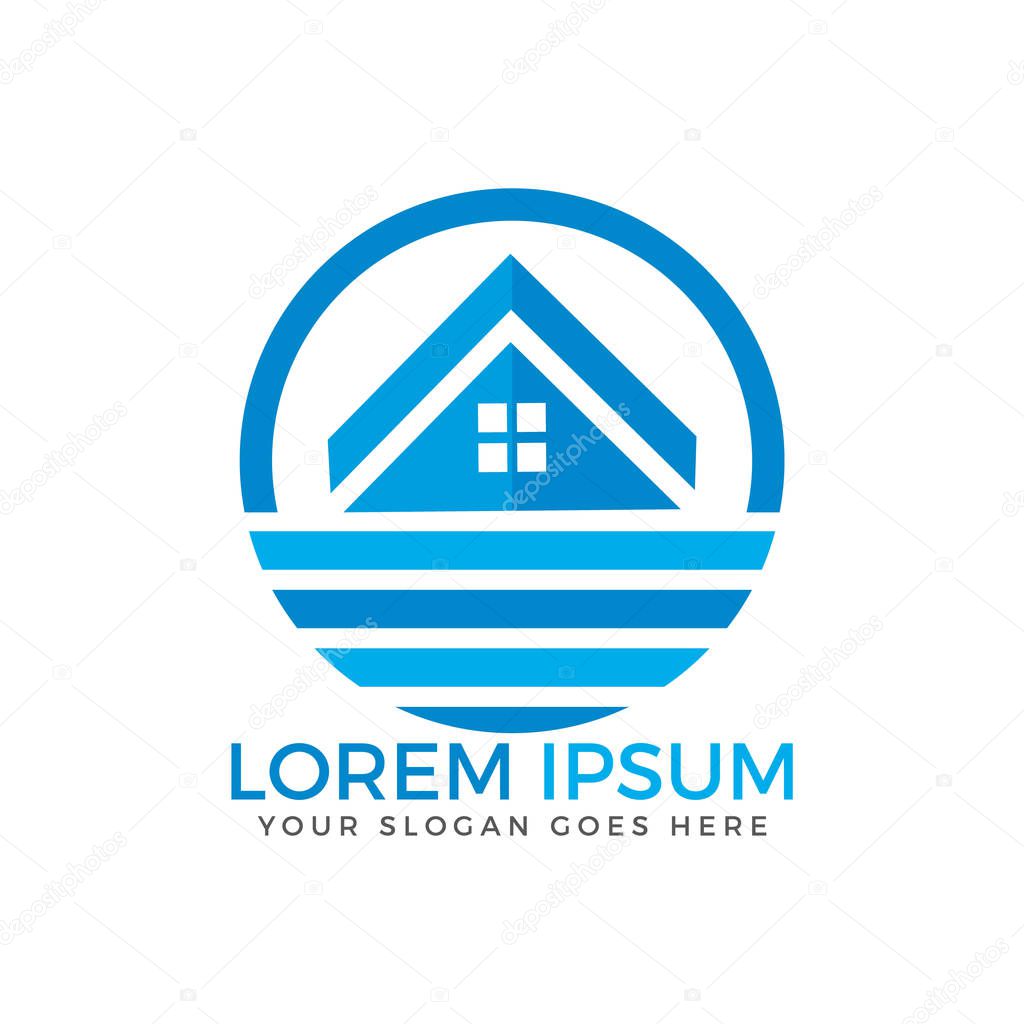Beach House logo design.
