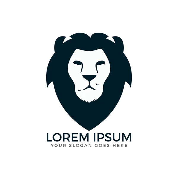 Abstract Lion Logo Design — Stock Vector