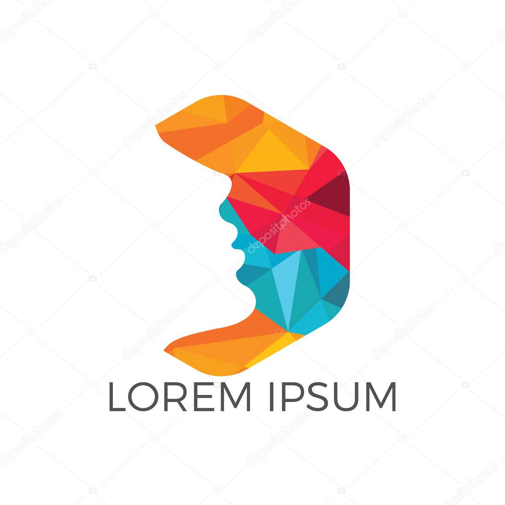Spa and salon logo design. Cosmetics and makeup artist symbol, beauty salon shop logos illustration.