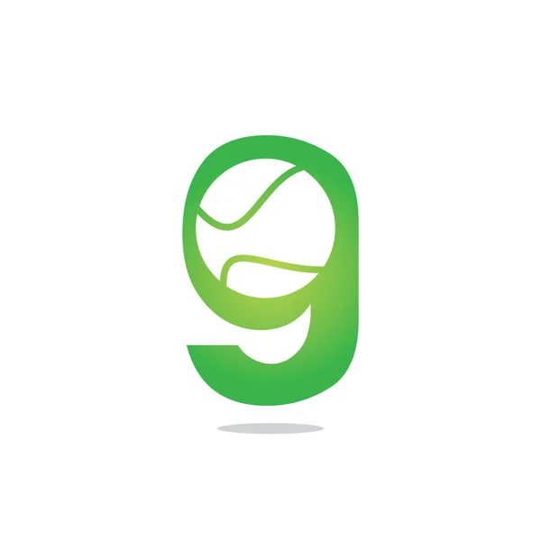 Letter Tennis Vector Logo Design Vector Design Template Elements Your — Stock Vector