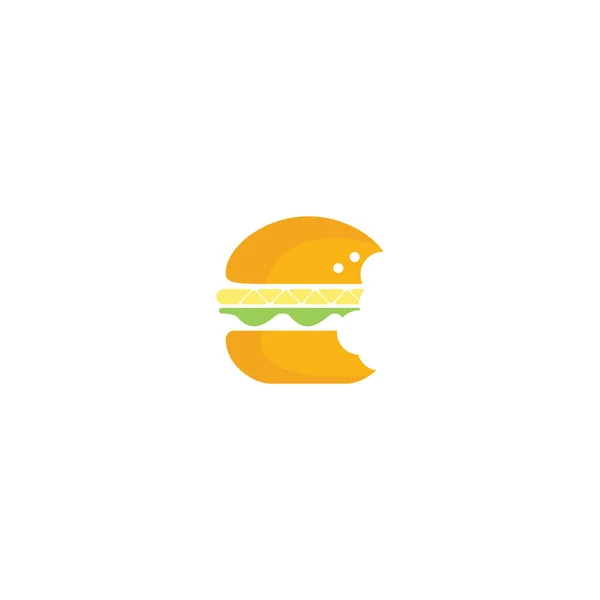 Дизайн Векторного Логотипа Бургера Знак Бургер — стоковый вектор