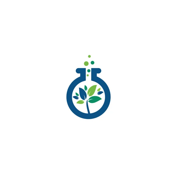 Design Logo Laboratoire Vert Arbre Vert Pour Lab Logo Design — Image vectorielle
