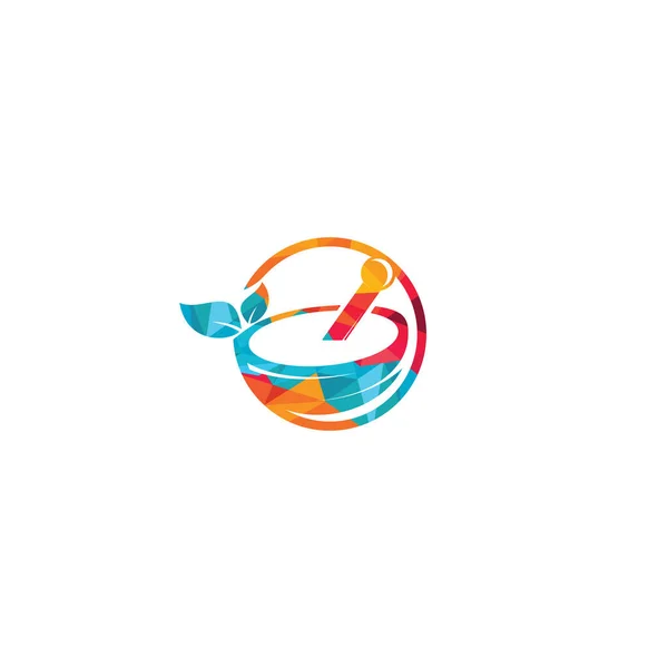 Σχεδιασμός Ιατρικού Λογότυπου Φυσικός Όλμος Και Λογότυπος Από Γουδί — Διανυσματικό Αρχείο