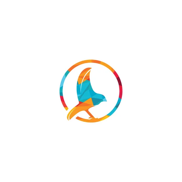 Vogel Vektor Logo Design Vorlage — Stockvektor