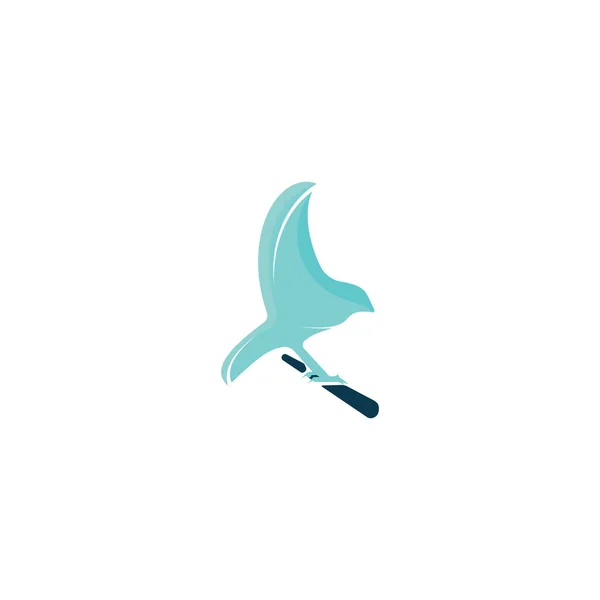 Vogel Vektor Logo Design Vorlage — Stockvektor