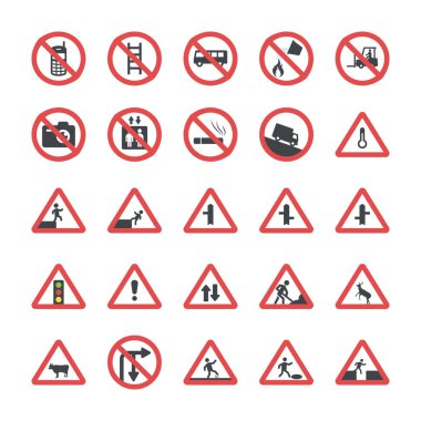 Düz tasarım simgeler Icons Set 