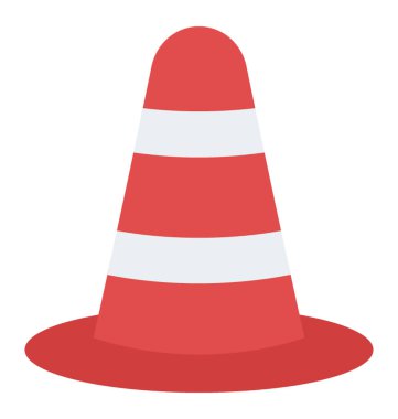 Bir kırmızı renk inşaat bariyer trafik koni 