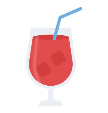 Bir yaz içeceği, margarita düz simgesi