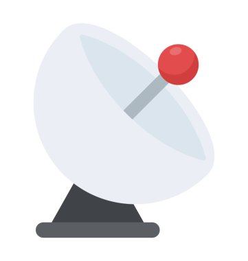 İletişim uydu çanak anten ile