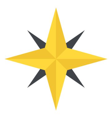 Retro bir uçuş mühendisi, pusula gül