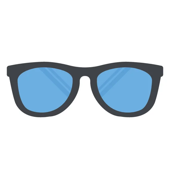 Eeye Wear Sunglasses Flat Icon — Stock Vector