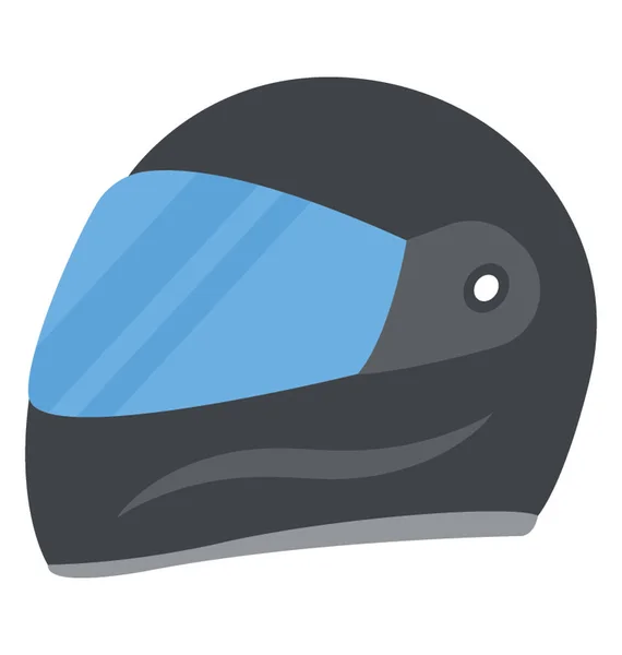 Casco Moto Para Cuidado Cabeza — Archivo Imágenes Vectoriales