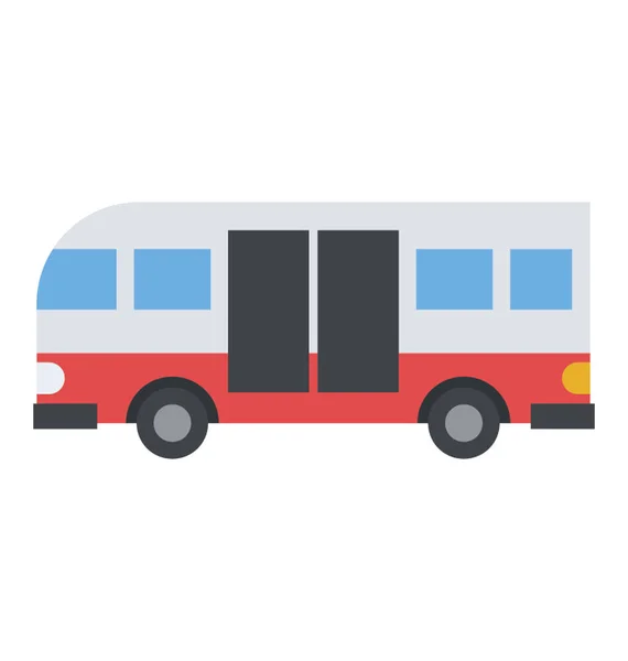 Bus Public Transportation — Stock Vector