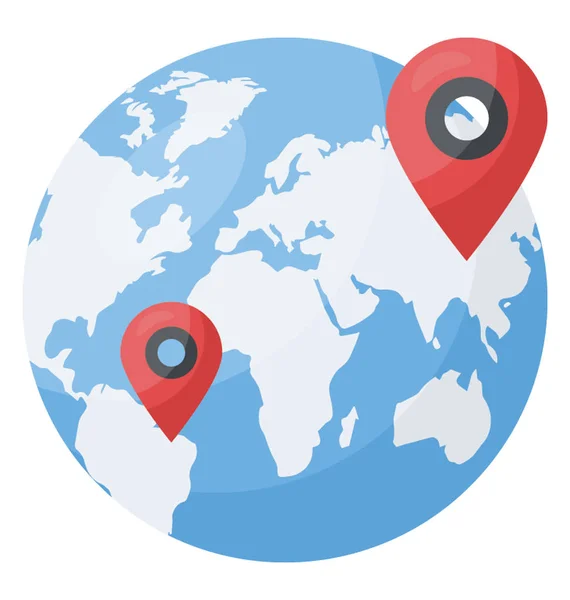 Globala Positioneringssystem Geolocation — Stock vektor