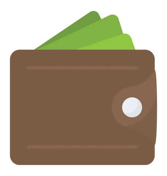 Plånbok Med Dollartecken Fickpengar — Stock vektor