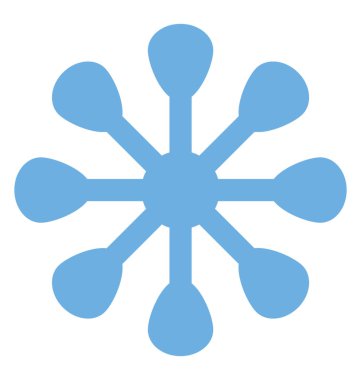 Birbirine bağlı ağ yapısı sembolü