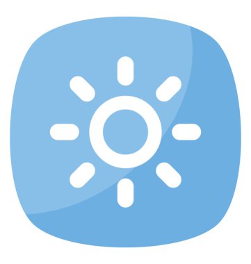 Ekran parlaklığı seçenek düğmesini işaret