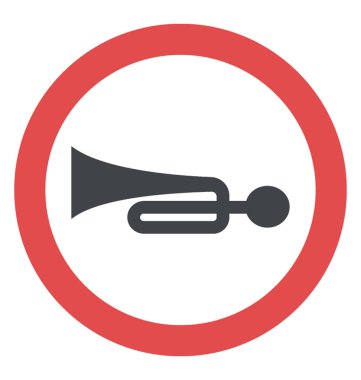 Boynuz bayraklarında vermek yol 