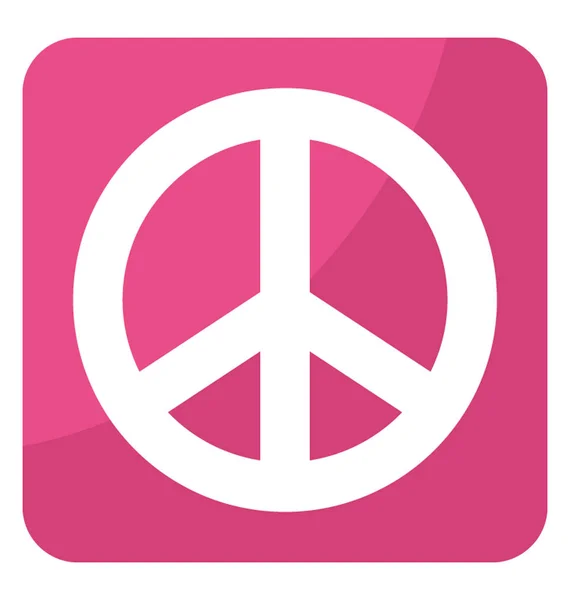 Simbolo Internazionale Usato Pace — Vettoriale Stock