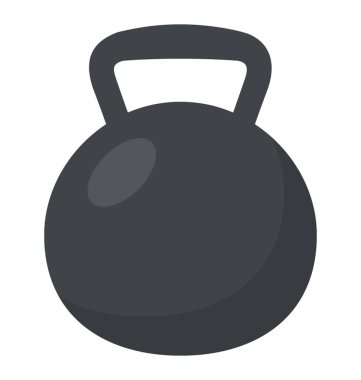 Kettlebell, Karpuzlama kulplu benzeyen demir döküm veya döküm çelik ağırlık, 