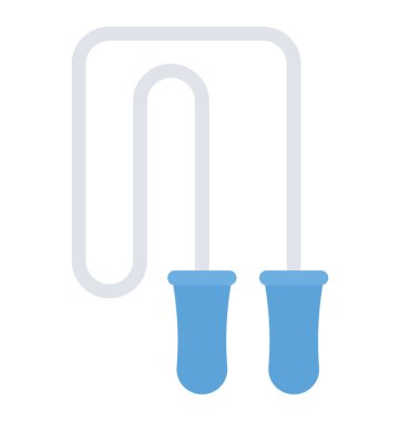 Bir fiziksel spor egzersiz sembolik ip atlama