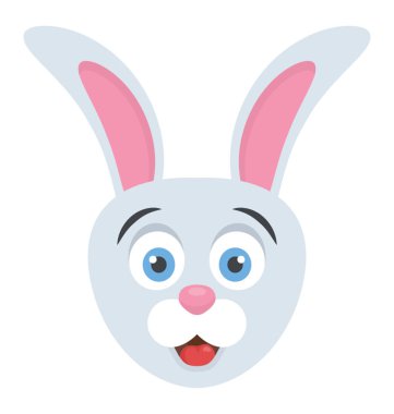 Komik Tavşan, tavşan yüzü büyük kulakları ile