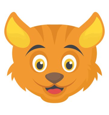 Yüz gülümseyen sevimli bir yavru