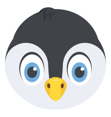 İçinde görüş-in penguen yüz zoom 