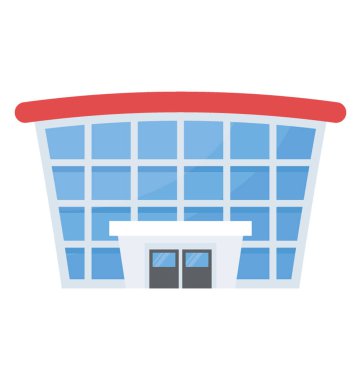 Düz simgesi tasarım bir Kongre Merkezi