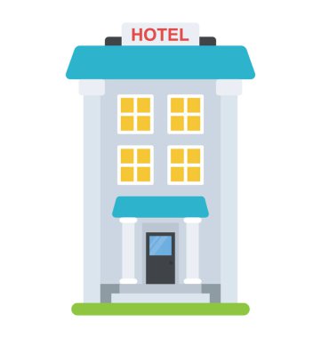 Bir ülke otel, konaklama için bina Yerel