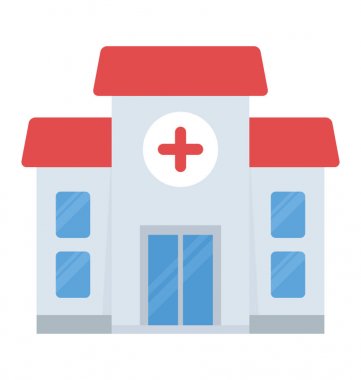 Bir hastane modern mimari 