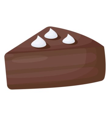 Yiyecek ekmek madde, çikolatalı kek dilim