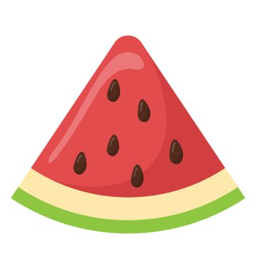 Kırmızı meyve tohumları içinde sağlıklı yaz meyve dilim karpuz ile