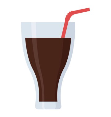 Düz simgesi tasarım cola cam
