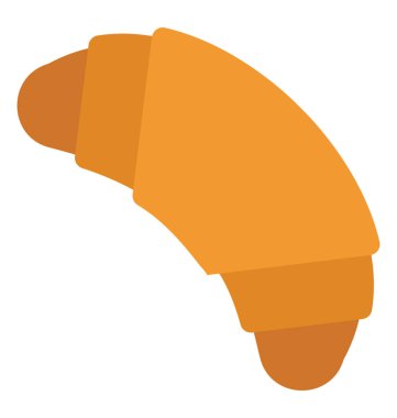 Pişmiş ekmek gıda temel hamur ile bir kruvasan