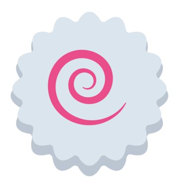 Düz simgesi tasarım olan tanımlama bilgileri