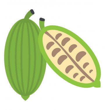 Acı kabak tropikal ve tropikal olarak bol yetişmiş yenilebilir bir meyvedir.