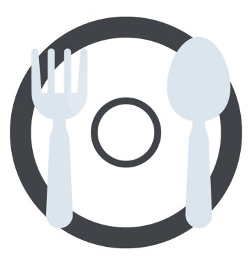 Bir masanın üzerine yerleştirilen çatal bıçak takımı