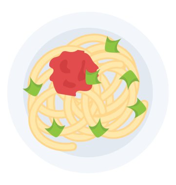 Bir tabakta taze pişmiş makarna 