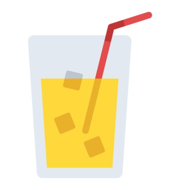 Bu bir saman ile gazlı içecek bir bardak