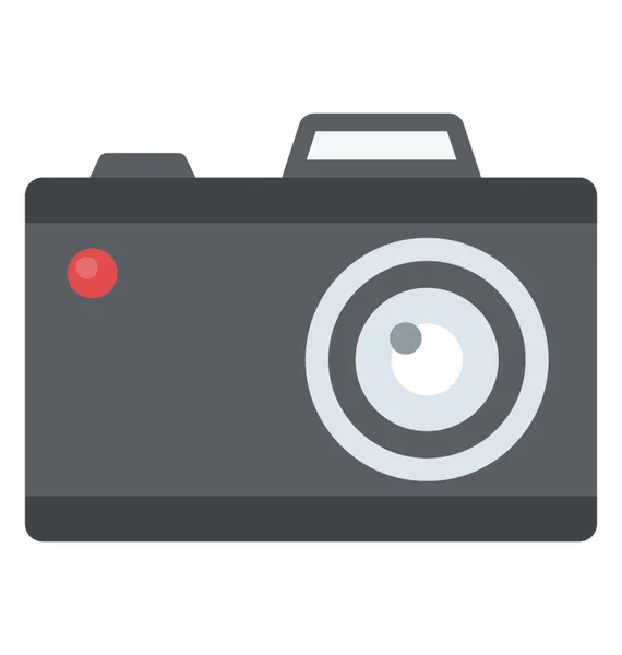 Eine Digitalkamera Die Die Fotografie Darstellt — Stockvektor