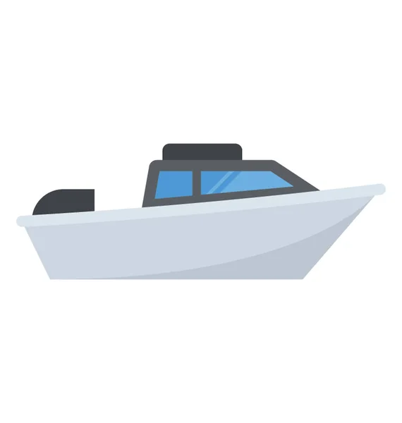 Cruise Boat Representing Concept Sea Voyage — Stock Vector
