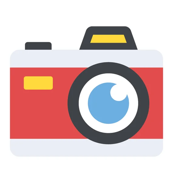 Цифровая Камера Представляющая Фотографию — стоковый вектор
