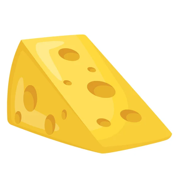 乳製品チーズ スライス — ストックベクタ